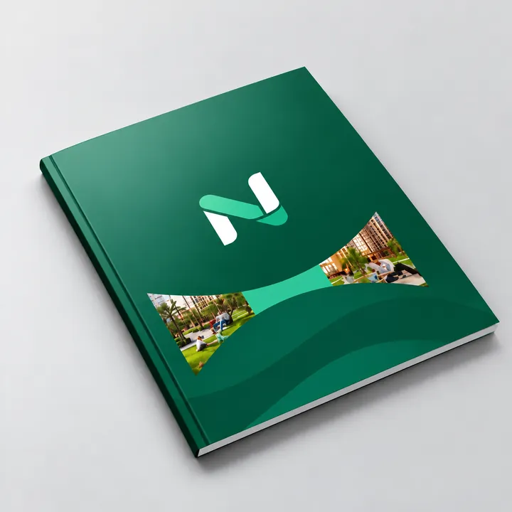 Green Ribbon brochure cover in green
