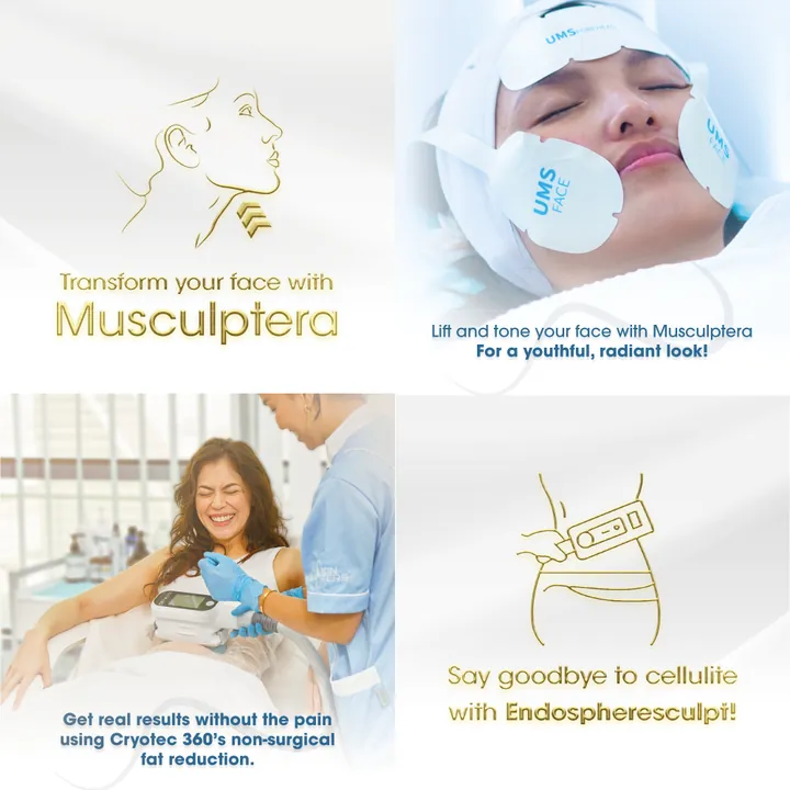 Aesthetics salon social media posts